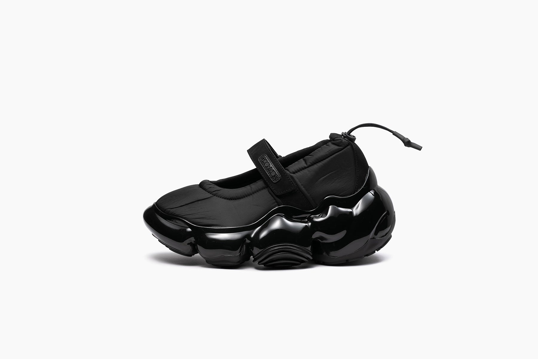 grounds MOOPIE STRAP PUMPS BLACK / BLACK SOLID