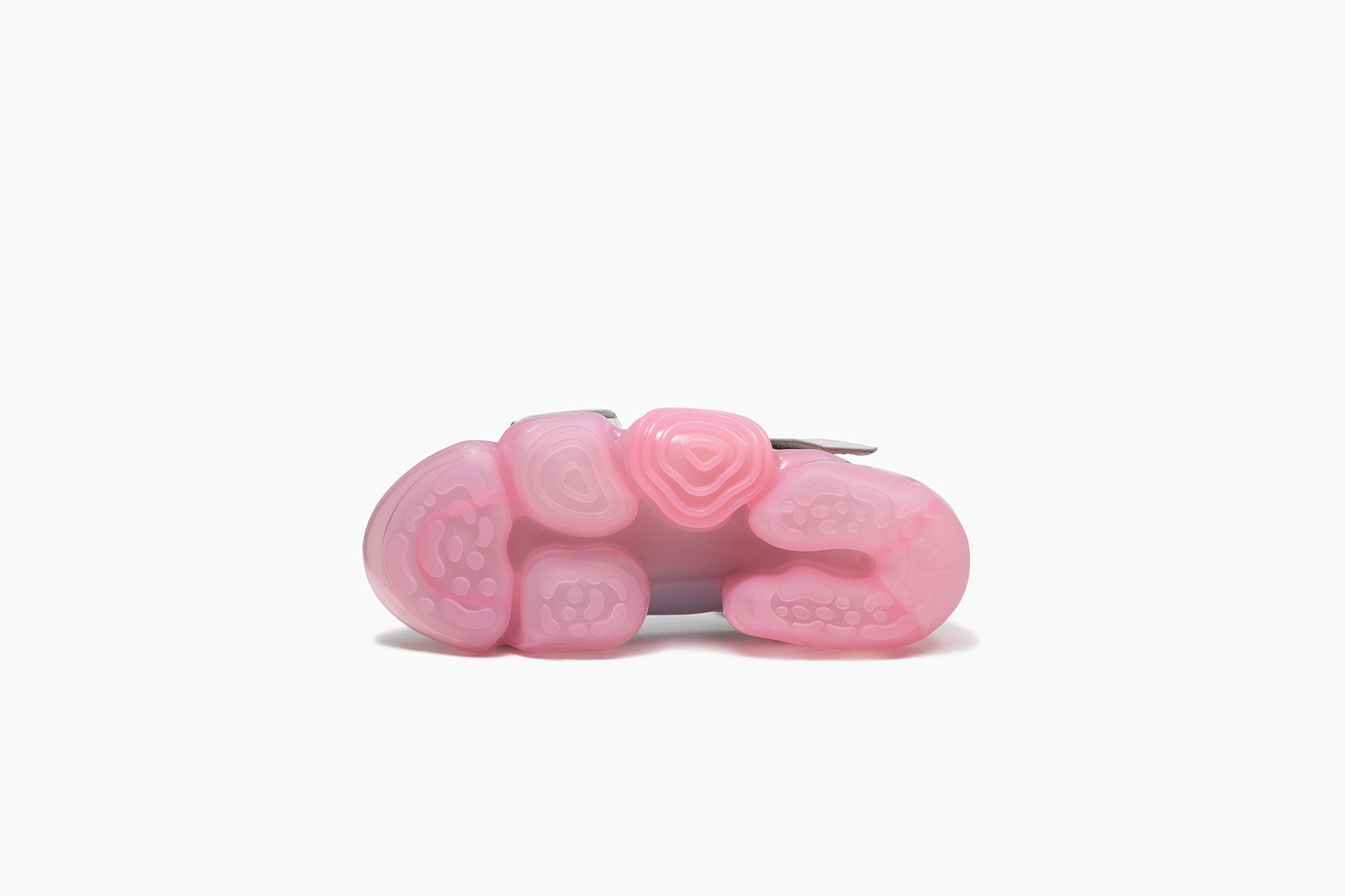 grounds MOOPIE LEATHER SANDAL GRAY / PINK