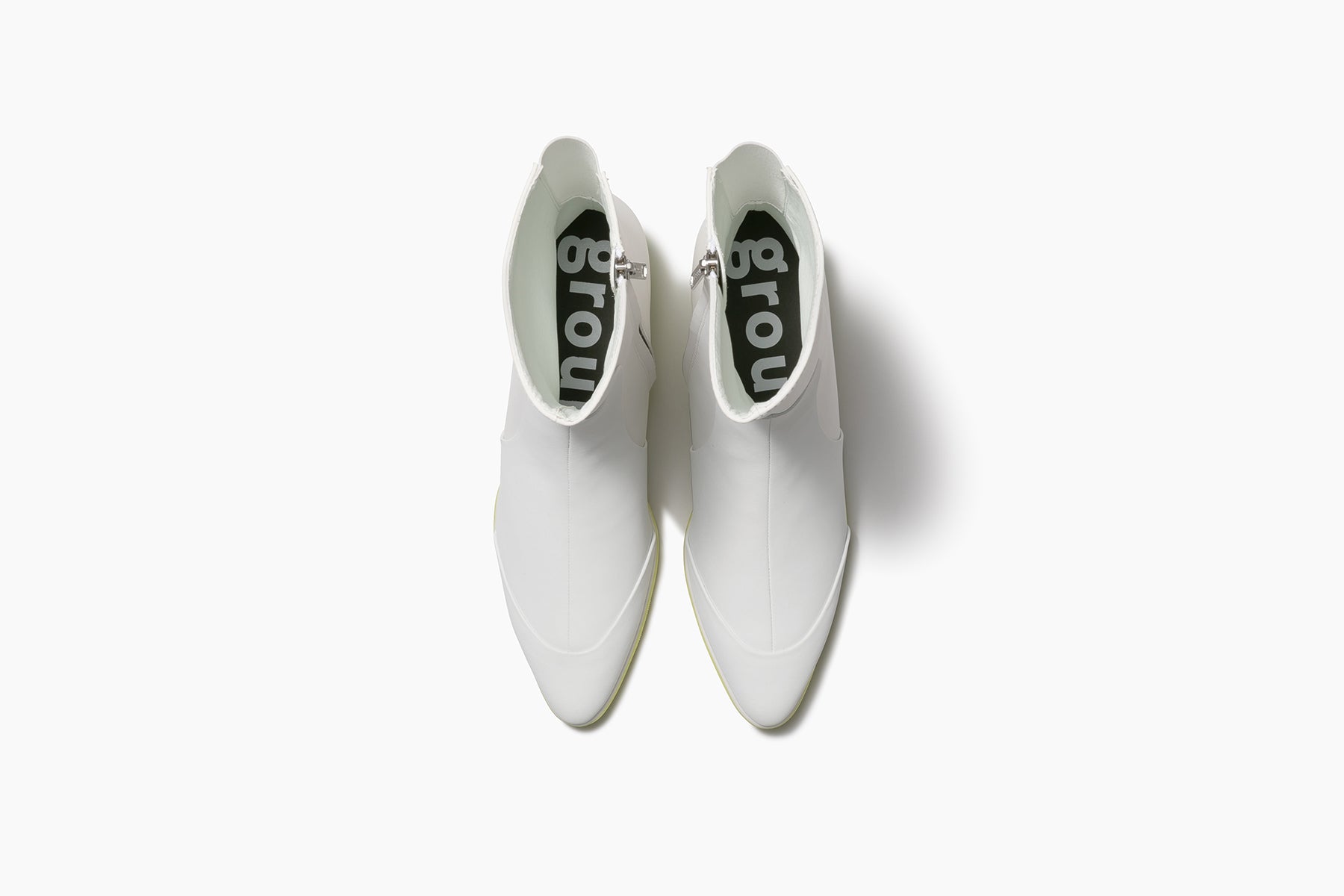 grounds BABY JEWELRY BOOTS WHITE / CLEAR NEON