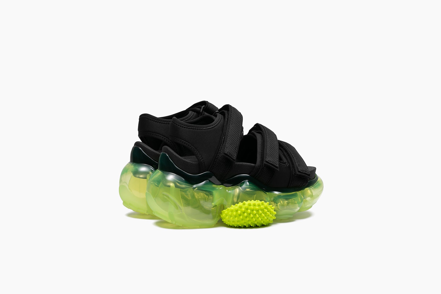 MOOPIE CATERPILLAR SANDAL BLACK / NEON YELLOW