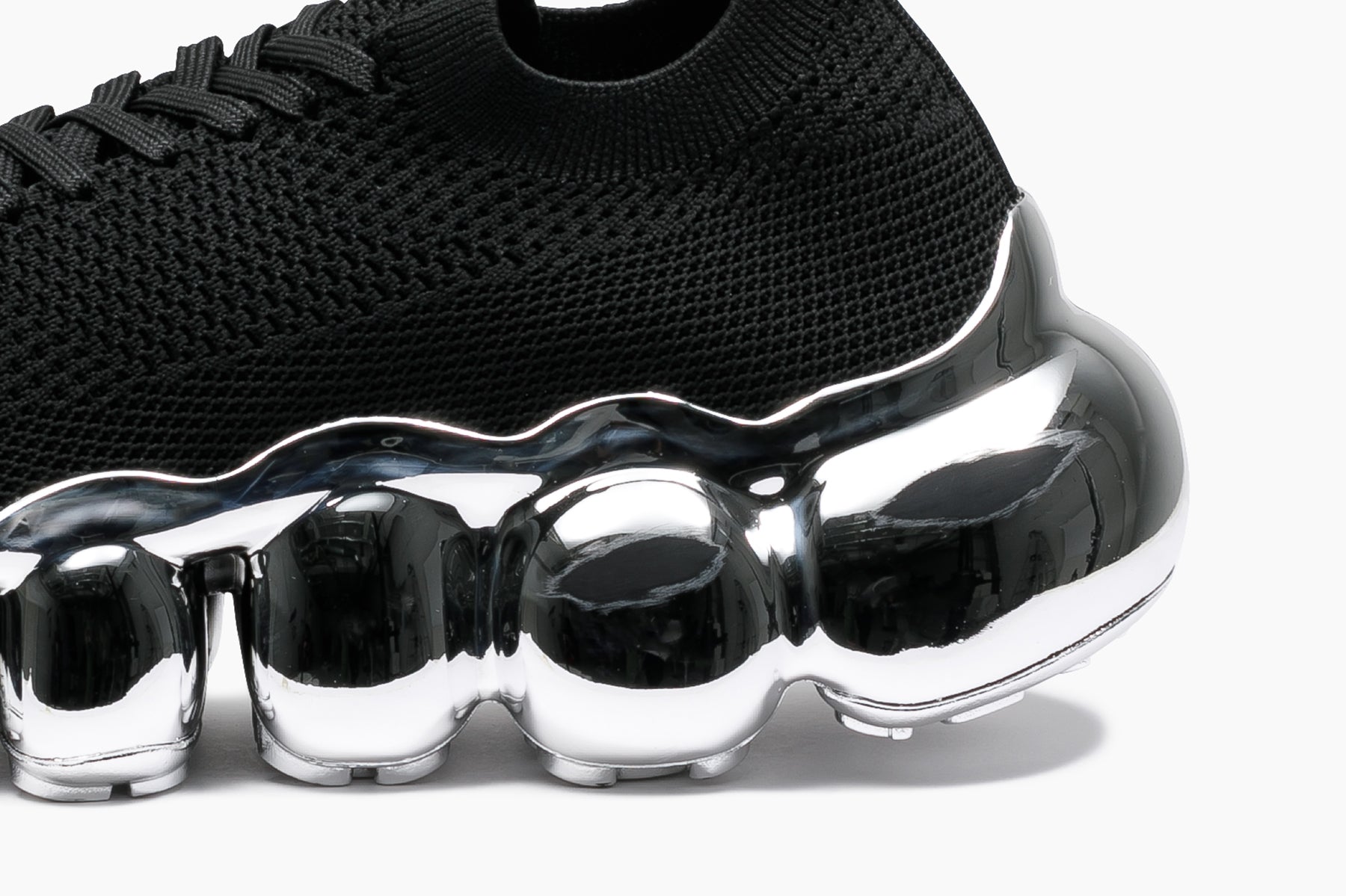 grounds JEWELRY CHROME SCRATCH BLACK / CHROME