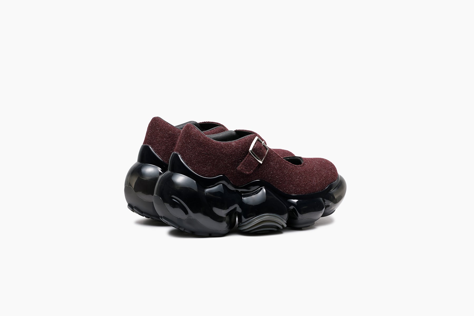 grounds MOOPIE PEBBLE WINE FELT / BLACK