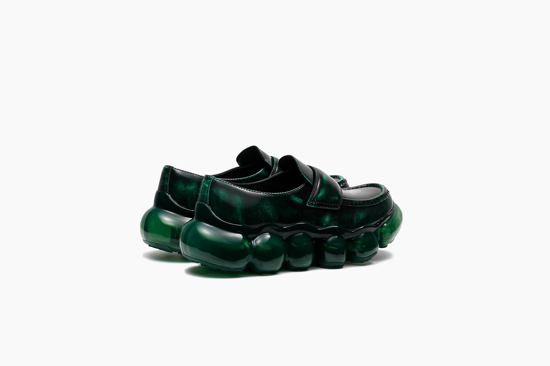 grounds JEWELRY LOAFER LEATHER EMERALD / EMERALD