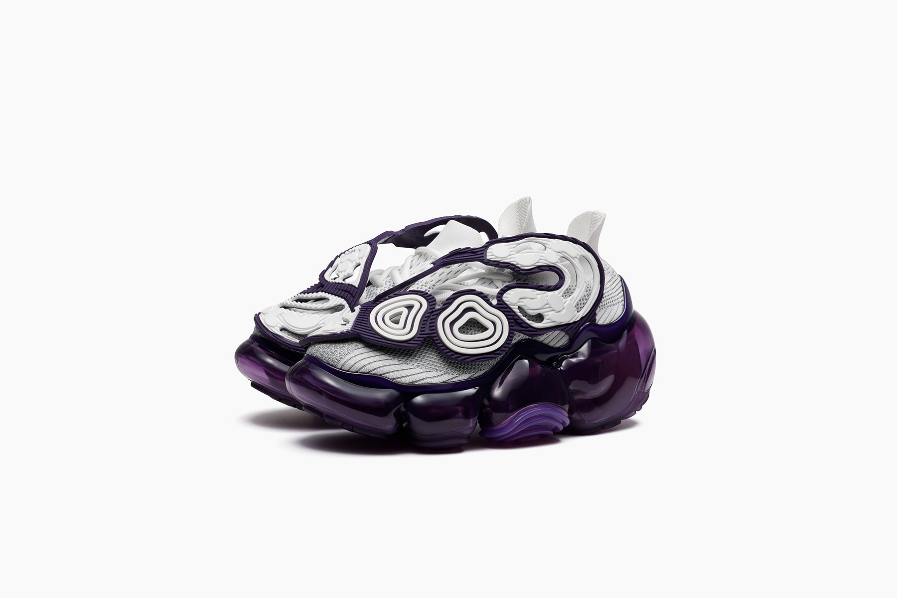 grounds MOOPIE INVERT　WHITE GRAY / PURPLE