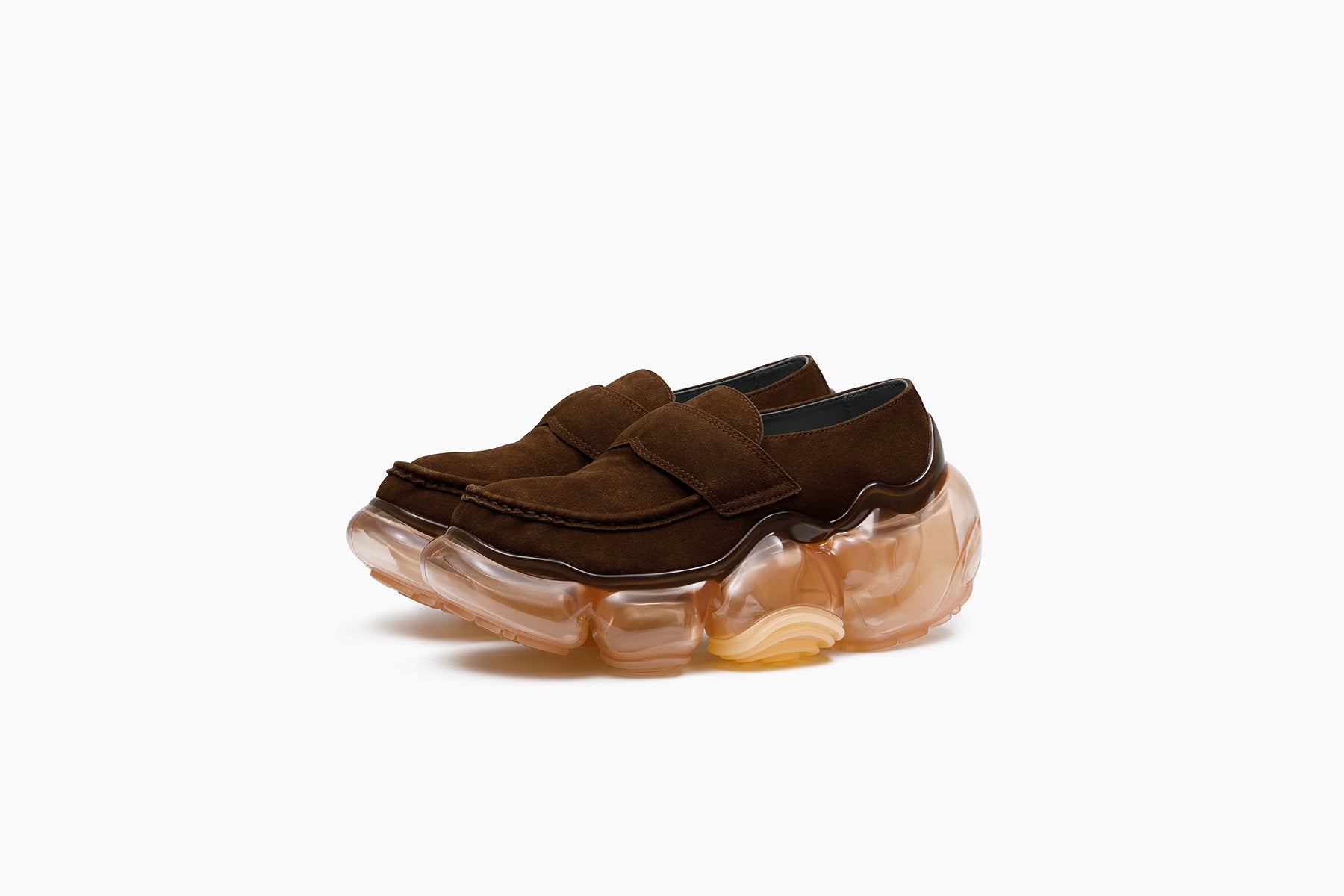 grounds MOOPIE LOAFER BROWN HAIRY / TAN