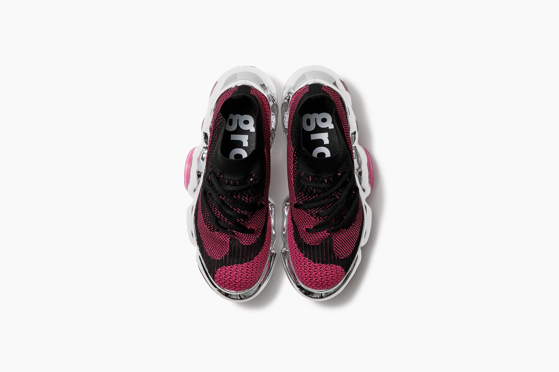 grounds MOOPIE CHROME SCRATCH BLACK PINK / CHROME