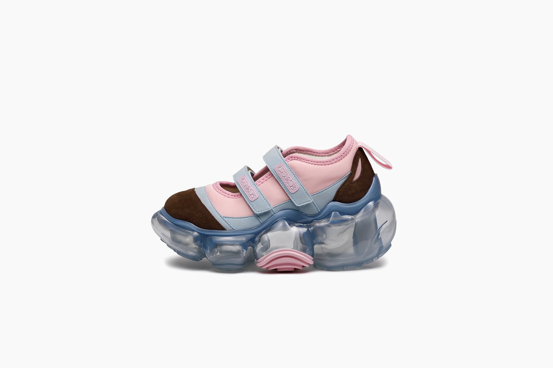 grounds MOOPIE MARY JANE DOUBLE PINK ICE / ICE GRAY