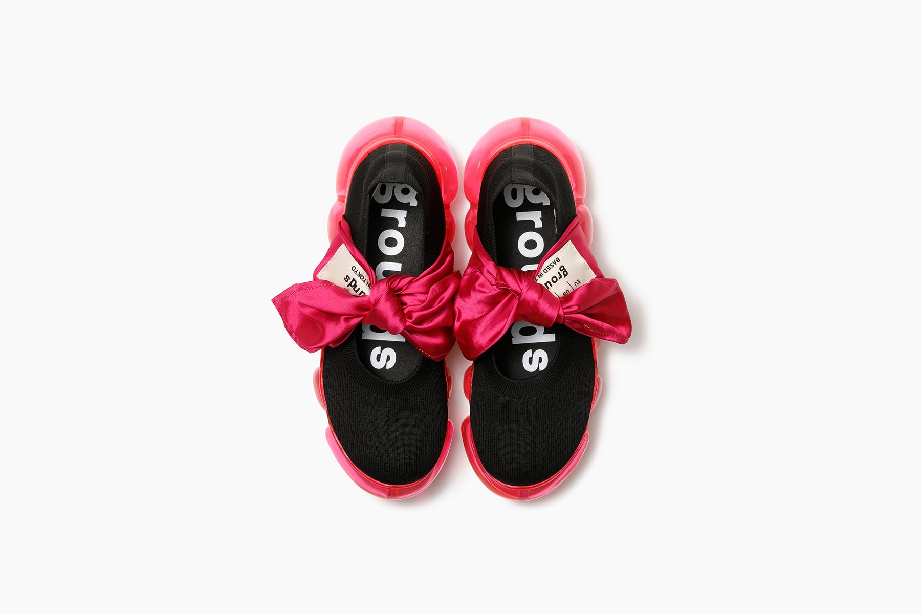grounds JEWELRY HANKIE PUMPS BLACK ROSE / PINK