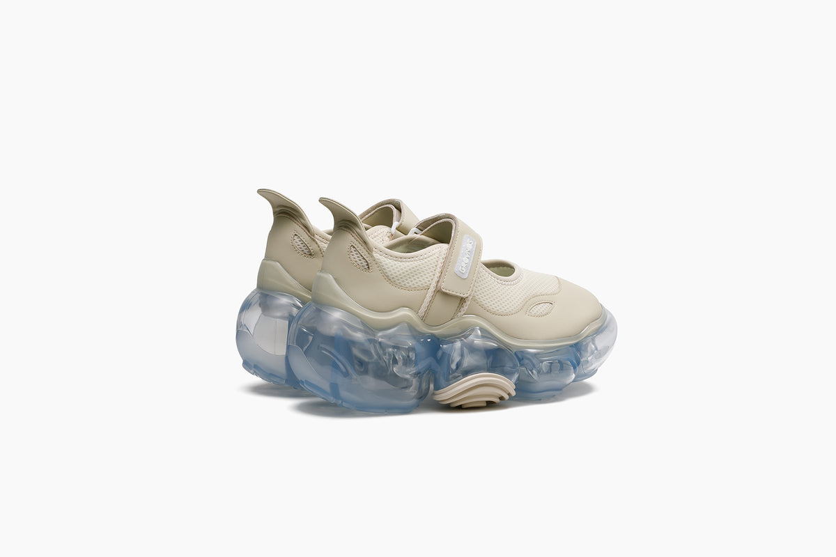 grounds MOOPIE MARY JANE CREAM NUDE / ICE GRAY